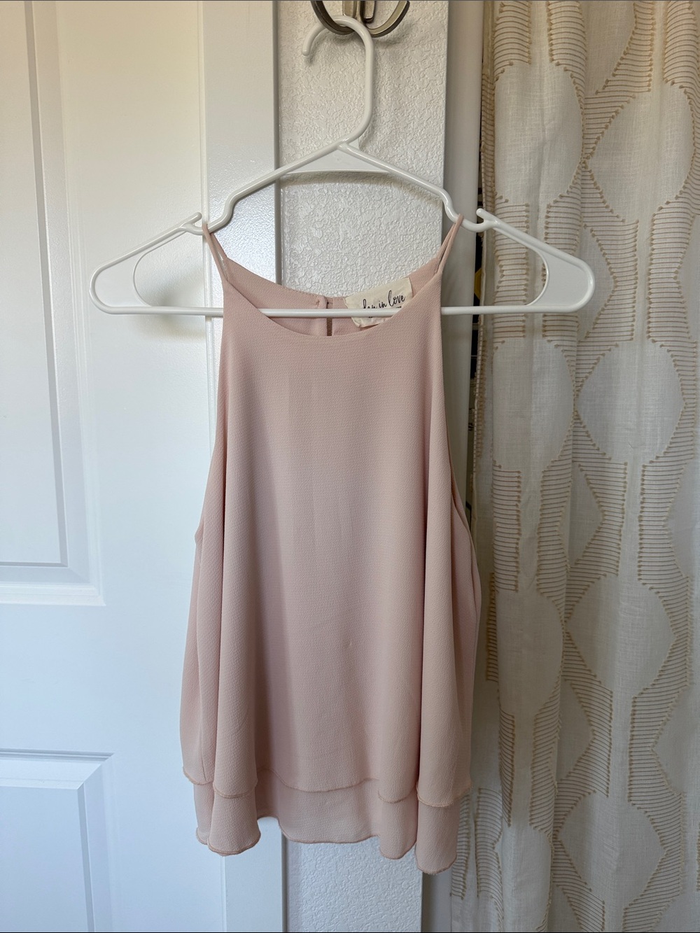 Sleeveless Blush Pink Women’s Top